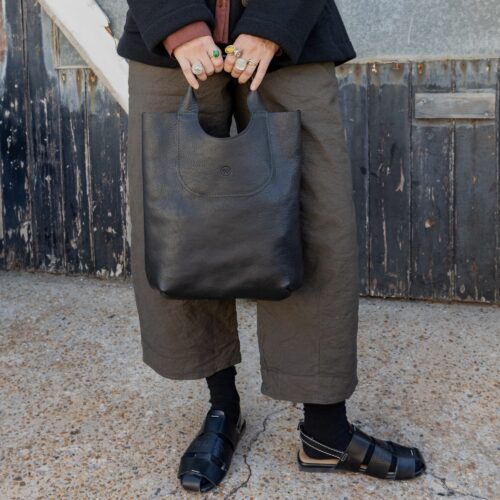 Erik Leather Commuter Bag by P Kirkwood.