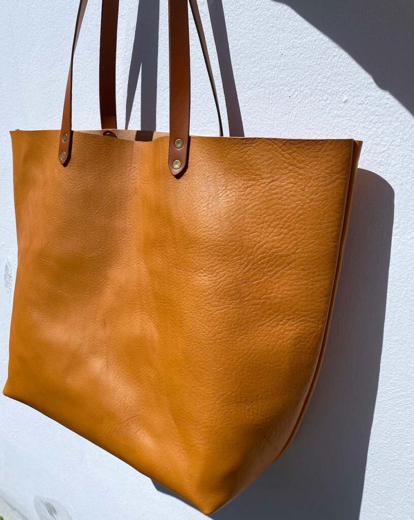 Luxury Leather Large Tote Bag No.1 | Paula Kirkwood