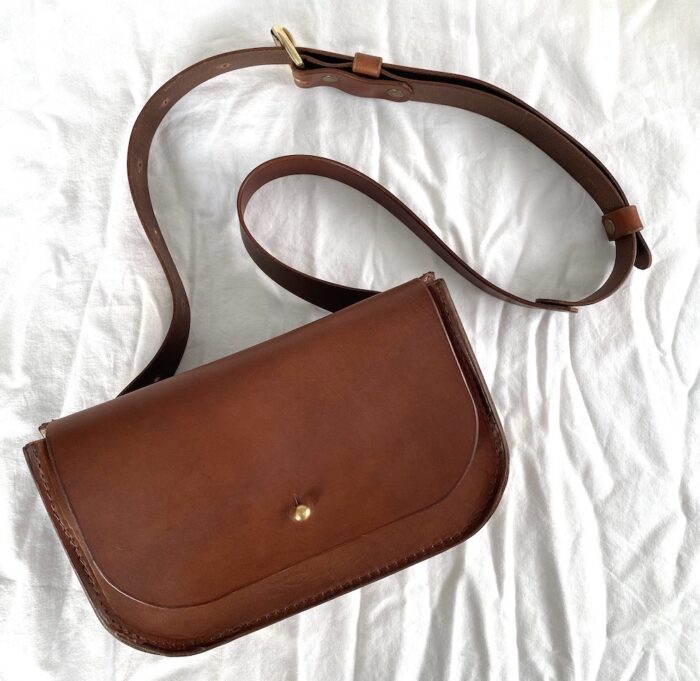 Paula Kirkwood Brown Belt Bag Front 2020